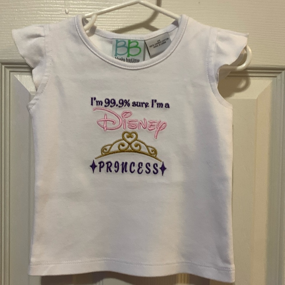 Embroidered appliquéd 2T t-shirt NWOT